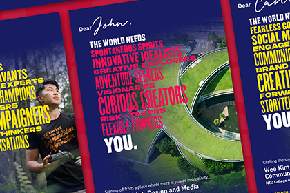 NTU College of Humanities, Arts & Social Sciences Admissions Campaign